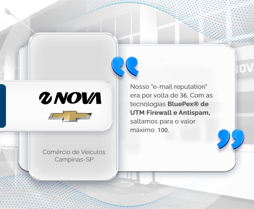 Sistema da BluePex® soluciona problema de blacklist de e-mails para Nova Chevrolet