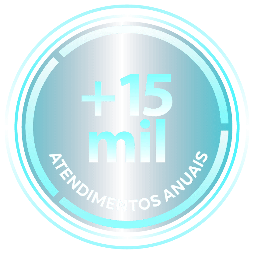 15 mil atendimentos anuais