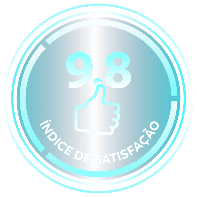 9.8 índice de satisfação