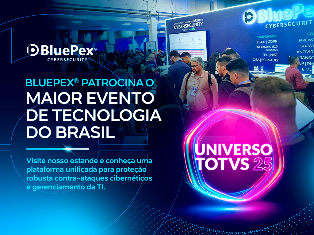 BluePex® patrocina o Universo TOTVS 2025 pelo quarto ano consecutivo. 