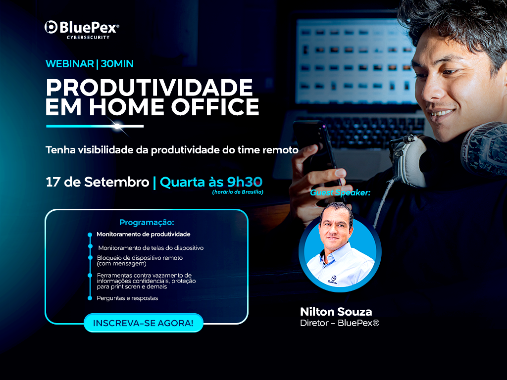 WEBINAR | PRODUTIVIDADE EM HOME OFFICE