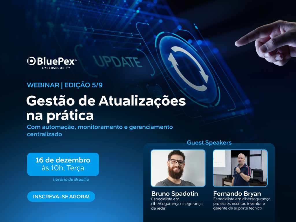 Webinar | Jornada de Certificação - BluePex® Cybersecurity Framework 5/9